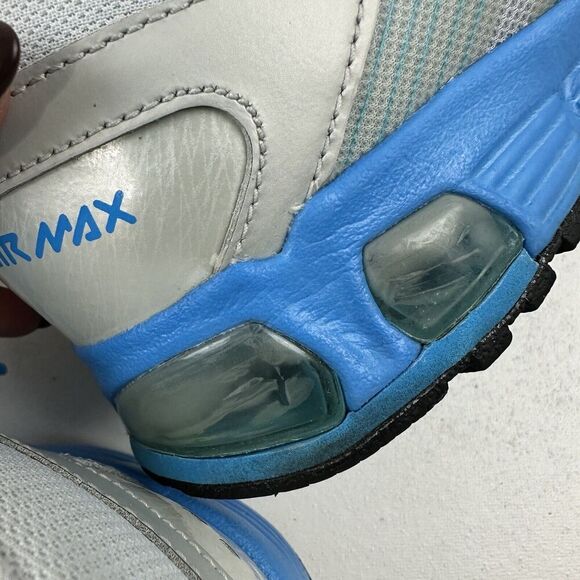 Nike Max Run Lite 3 Women's Running Shoes 488167-006 Size 6.5 Aqua Yellow Grey - Picture 10 of 12